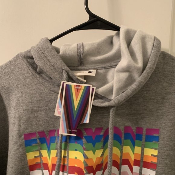 Take Pride Adult Unisex Everyone Welcome Hoodie Sweatshirt Gray Choose Your … - Picture 2 of 6